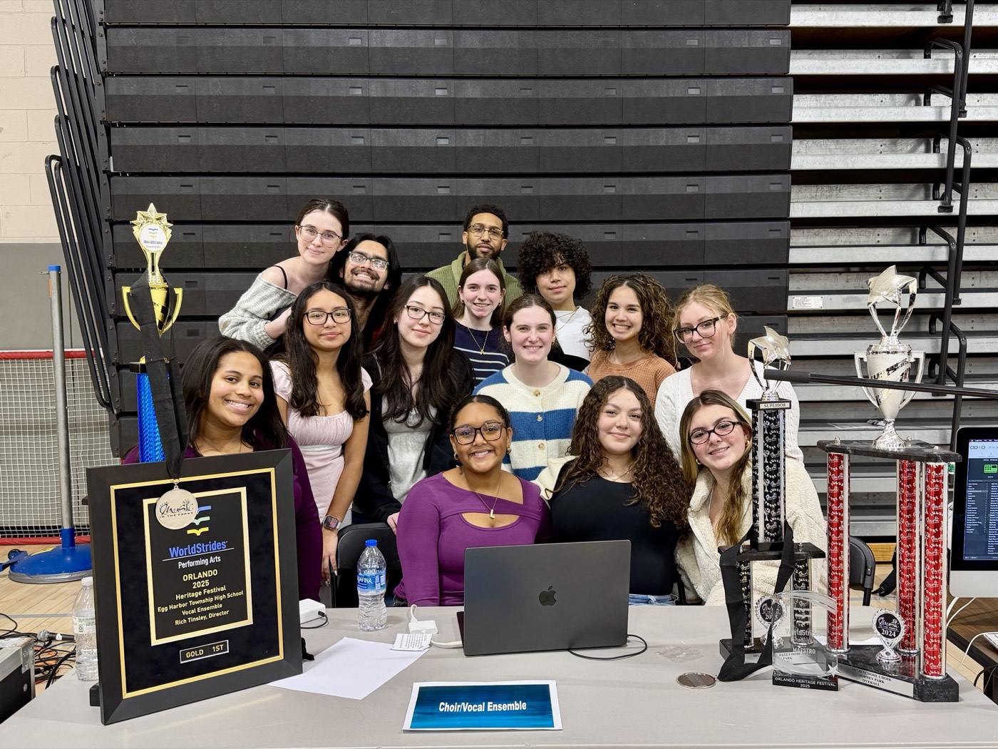 Choir competition table
