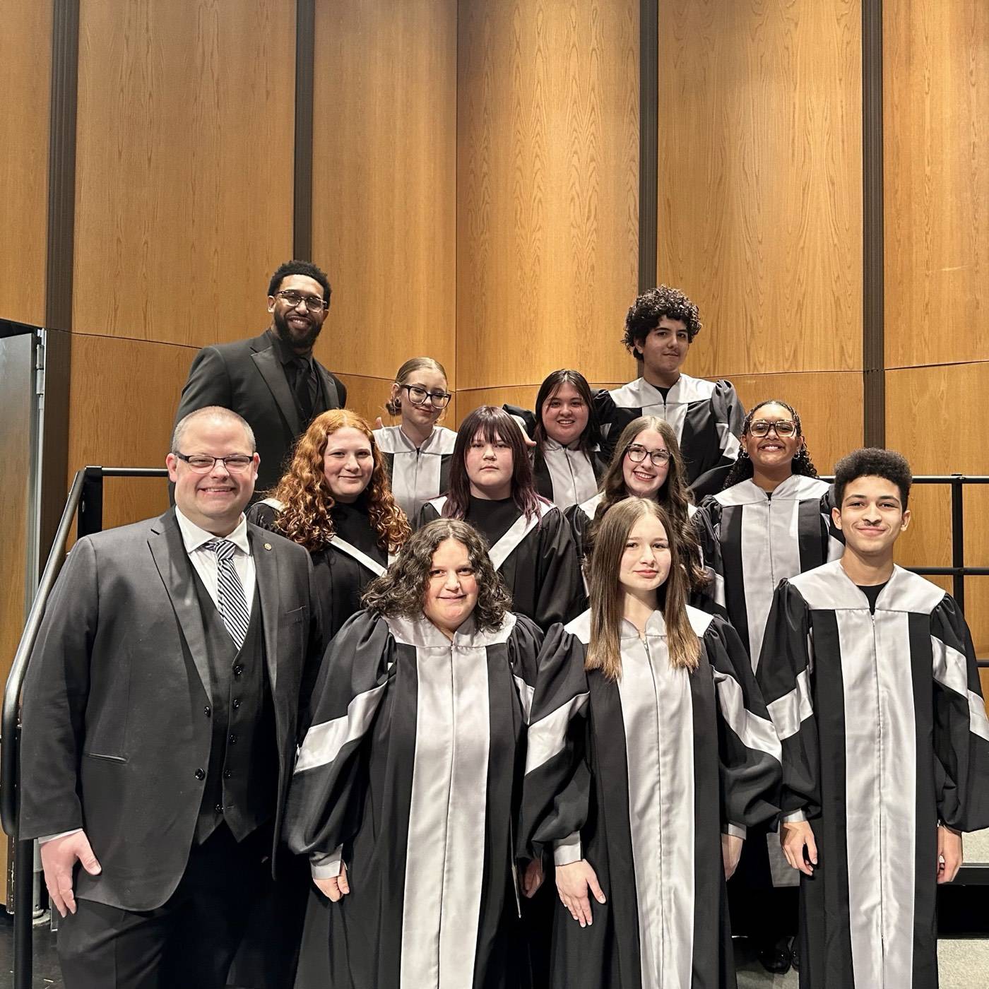 Concert Choir in robes